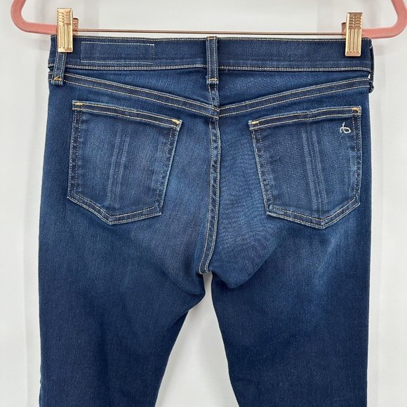 Rag & Bone Blue Skinny Bedford Stretchy Jeans MidRise Style W1502K089BED Size 27 - Picture 6 of 8